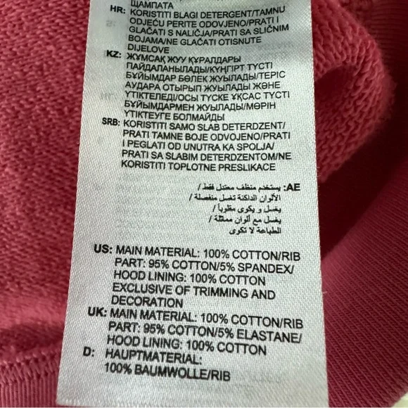 adidas Originals Women's Adicolor Trefoil Hoodie in Pink Size Medium - Picture 9 of 12